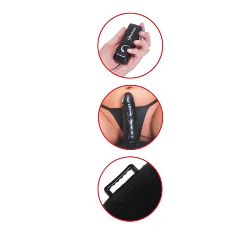 Inflatable Seat with Vibrating Penis