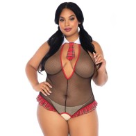 Leg Avenue Schoolgirl Teddy - Seductive Lingerie