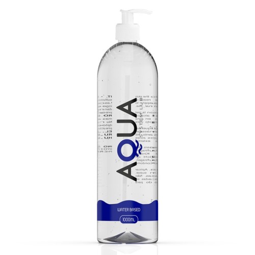 AQUA Water-Based Lubricant 1000 ml for Comfort