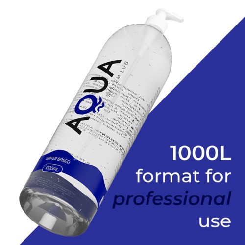 AQUA Water-Based Lubricant 1000 ml for Comfort
