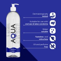 AQUA Water-Based Lubricant 1000 ml for Comfort