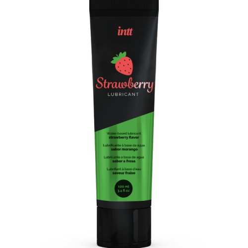 Strawberry Flavored Water-Based Lubricant for Smoothness