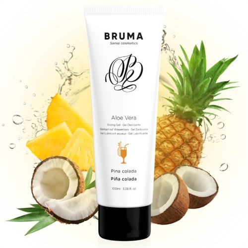 Gel Deslizante Con Aloe Vera Sabor A Piña Colada 100 Ml