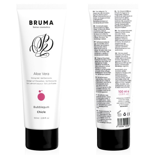 Gel Deslizante Con Aloe Vera Sabor A Chicle 100 ml