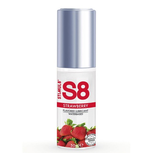 S8 Strawberry Flavored Water-Based Lubricant