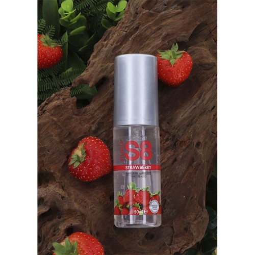 S8 Strawberry Flavored Water-Based Lubricant