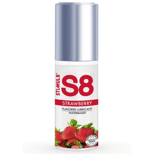 S8 Strawberry Lubricant 125ml - Natural Pleasure