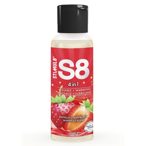 S8 4 in 1 Strawberry Dessert Lubricant 125ml - Versatile Pleasure