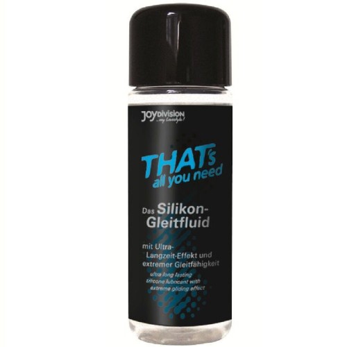 Thats All You Need Lubricant 100 Ml - Premium Quality Silicone Formula