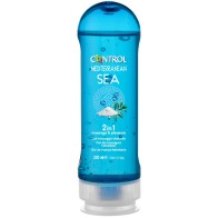 Control 2-in-1 Massage Gel Mediterranean Sea for Sensual Pleasure 200 ml