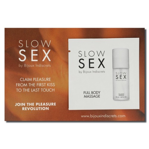 Bijoux SLOW SEX Full Body Massage Gel for Ultimate Pleasure