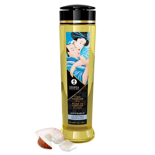 Shunga Adorable Massage Oil 240ml - Sensual & Alluring