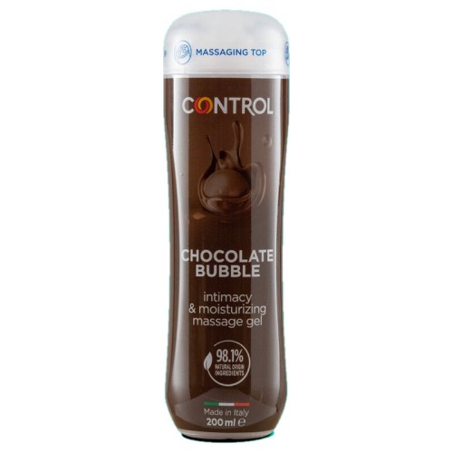 Control 3 In 1 Chocolate Bubble Massage Gel 200ml