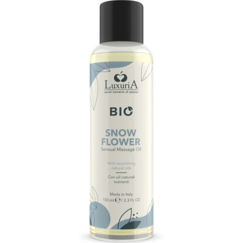Luxuria Bio Massage Oil Snow Flower - Hydrating and Aromatic