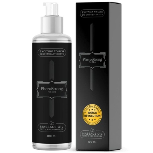 Men's Massage Oil with Pheromones for Sensual Experiences