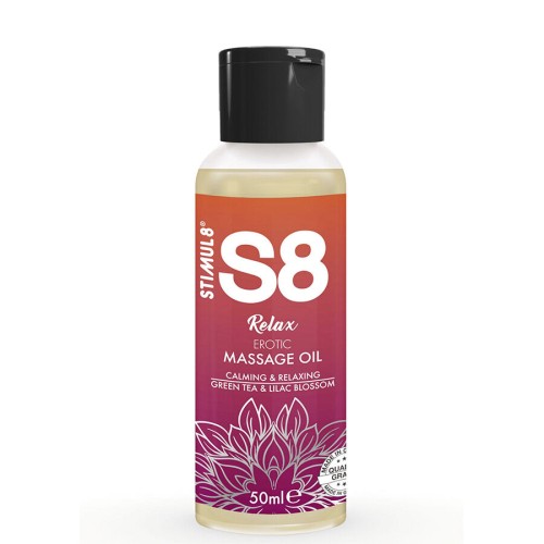 S8 Green Tea Massage Oil for Relaxation