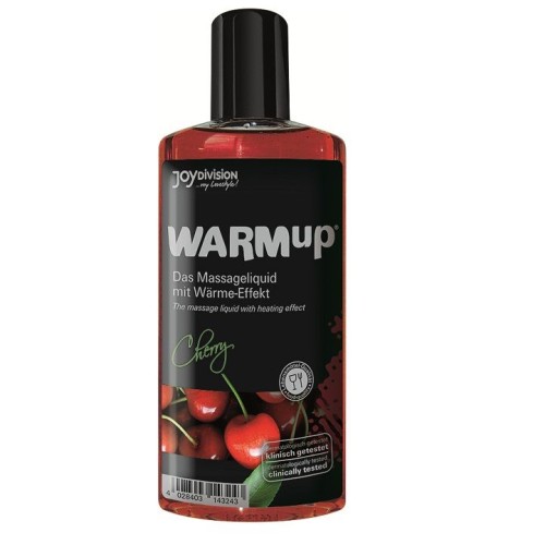 WARMup Heat Massage Oil Cherry 150ml | Romantic Touch