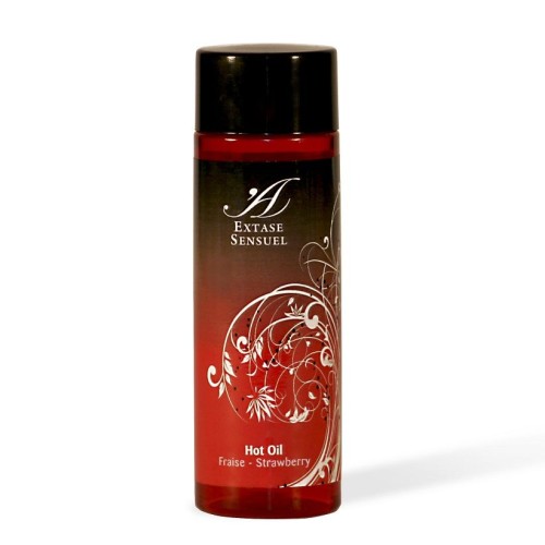 Extase Sensual Hot Oil - Strawberry Flavor