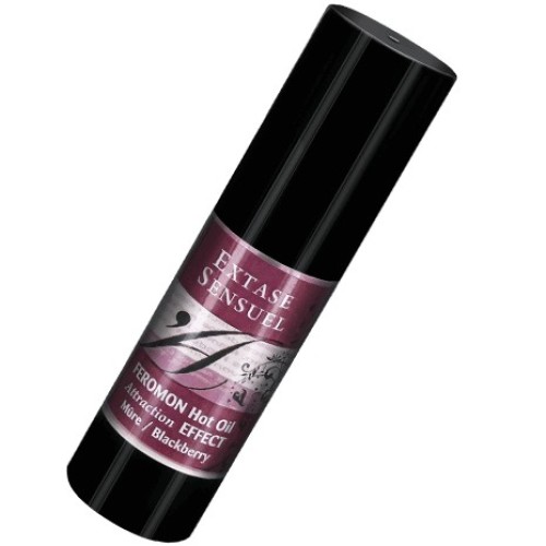 Warming Effect Massage Oil with Pheromones Blackberry 30ml