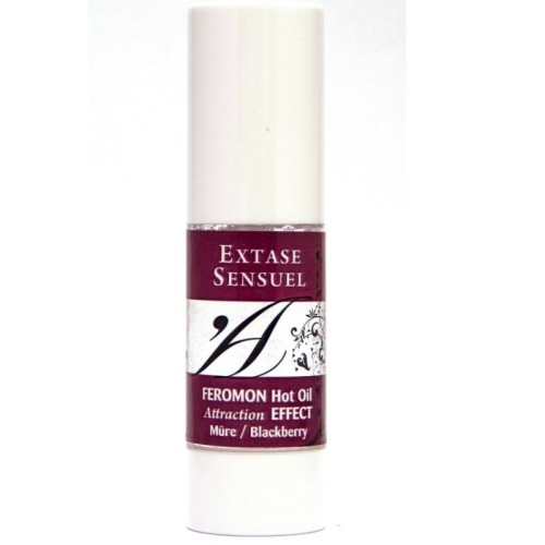 Warming Effect Massage Oil with Pheromones Blackberry 30ml
