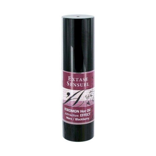 Warming Effect Massage Oil with Pheromones Blackberry 30ml