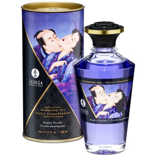 Shunga Sensual Massage Oil Exotic Fruit Flavor