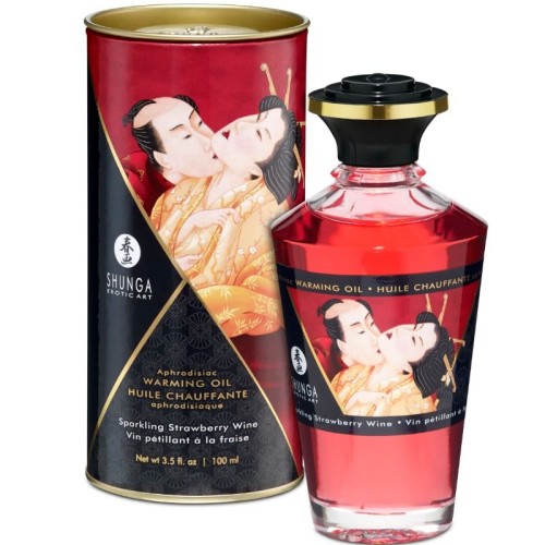 Shunga - Aceite De Masaje Sensual - Fresas Y Cava