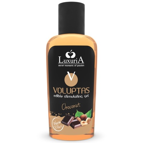 Voluptas Edible Massage Gel with Heating Effect Choconut
