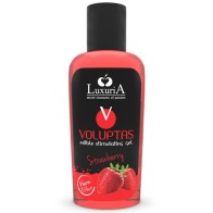 Voluptas Edible Massage Gel Strawberry - Heating Effect