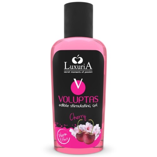 Voluptas Warm Sensation Edible Massage Gel - Cherry 100ml
