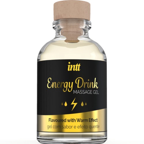 Energy Drink Flavored Massage Gel for Intimate Plays