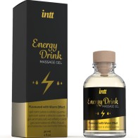 Gel De Masaje Con Sabor A Bebida Energetíca Y Efecto Calor
