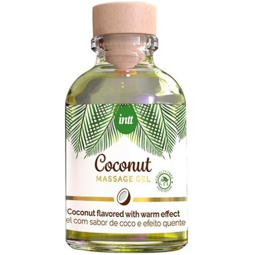 INTT Vegan Massage Gel Coconut Flavor | Warm and Kissable