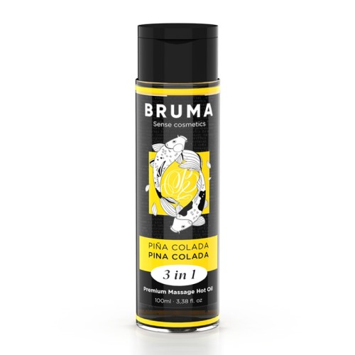 Aceite De Masaje Premium Efecto Calor Piña Colada | 100 Ml