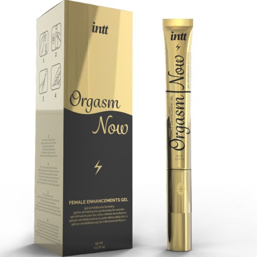 Gel Estimulante Orgasm Now con Aplicador Vibrador