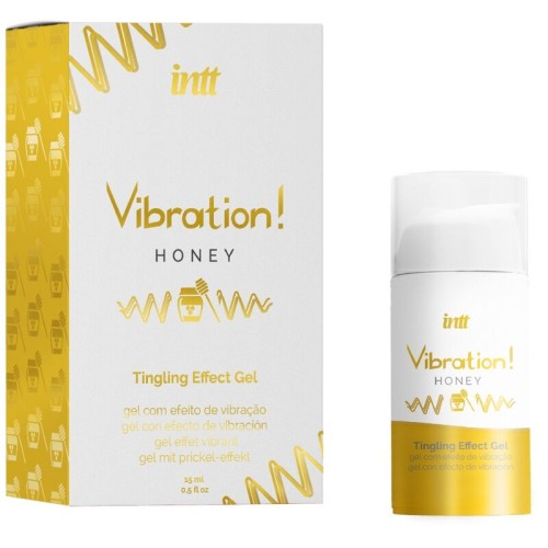 Intt Potent Intimate Vibrator Gel Honey 15ml - Enhance Pleasure