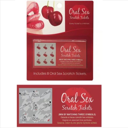 Scratch and Win Oral Sex Tickets