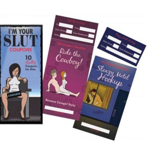 I'm Your Slut Coupons for Fun