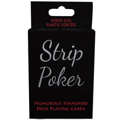 Strip Poker Humorous Card Game