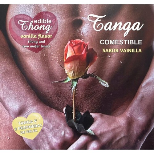 Vanilla Flavored Male Tanga + Nipple Pasties