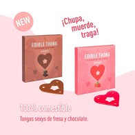 Edible Strawberry Heart Shaped Thong