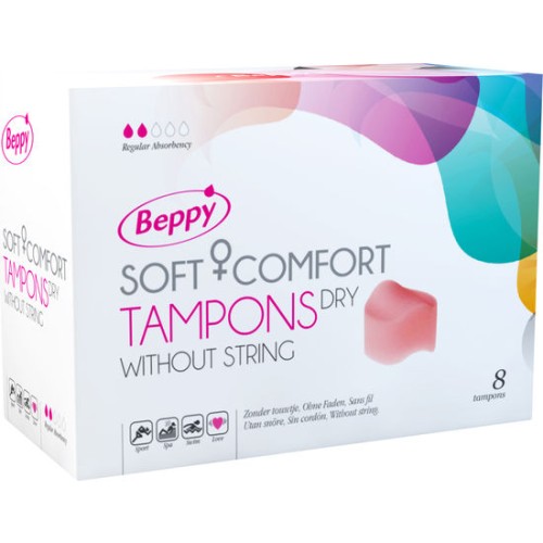 Beppy Comfort Tampons 8 Pcs for Discreet Use