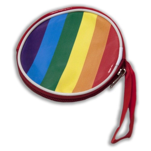 Pride Rainbow Flag Round Wallet | Fun LGBT Accessories