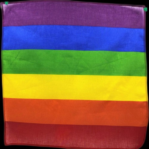 LGBT Pride Flag Scarf 50x50 - Show Your Support