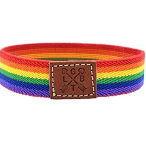 Luxury Rainbow Pride Adjustable Bracelet for LGBTQ+ Support