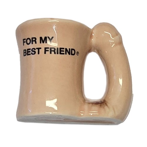 Fun Ceramic Mug with Penis Handle for Adult Humor