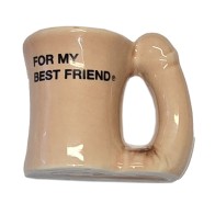 Fun Ceramic Mug with Penis Handle for Adult Humor