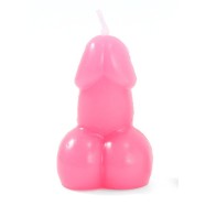 Fuchsia Penis-Shaped Candle