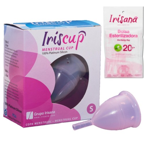 Small Pink Menstrual Cup with Free Sterilizer Bag