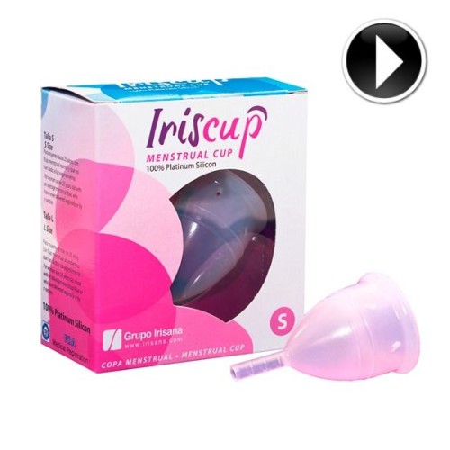 Small Pink Menstrual Cup with Free Sterilizer Bag